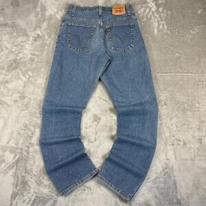 Vintage Levi’s 550 Classic Relaxed Bootcut Blue Denim Jeans  Size 4M